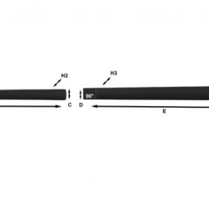 Riderauto Lišty dverí - Honda CIVIC 5DV. 2006-2012