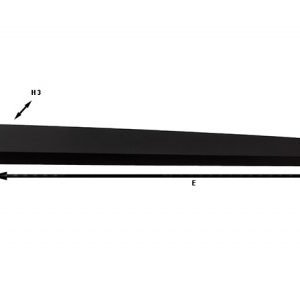 Riderauto Lišty dverí - Hyundai I40 SEDAN 2011-2019