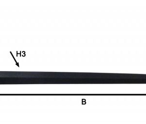 Riderauto Lišty dverí - Hyundai I20  2014-2020