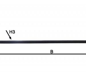 Riderauto Lišty dverí - Chevrolet TRAX  2013-2015