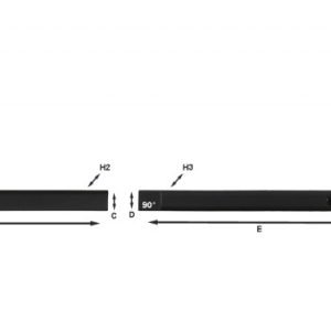 Riderauto Lišty dverí - Mini COOPER COUNTRYMAN 2011-