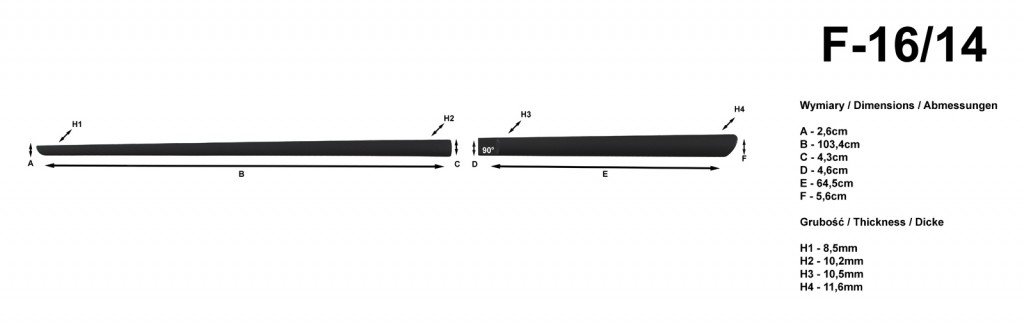 Riderauto Lišty dverí - Mitsubishi EVO 10 2007-