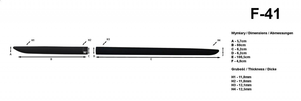 Riderauto Lišty dverí - Mitsubishi OUTLANDER 2014-2021 - Image 2