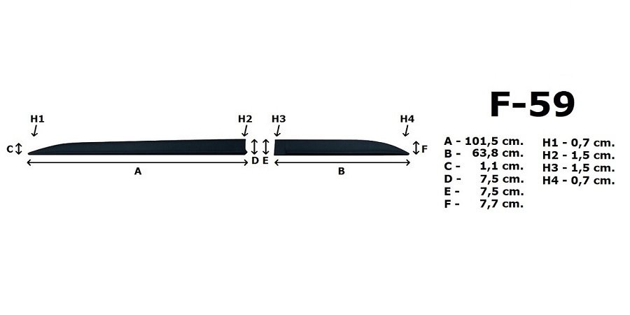 Riderauto Lišty dverí - Seat ATECA 2017-