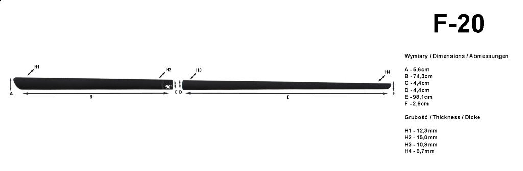 Riderauto Lišty dverí - Toyota AVENSIS III 2009-2018 – Obrázok 2