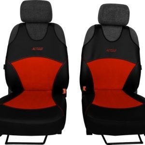 Pokter Autotričká Alcantara červené