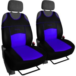 Pokter Autotričká Leather look modré