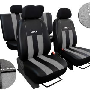 Pokter Autopoťahy Leather Look GT šedé